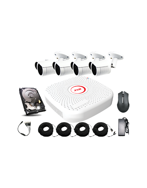 kit video-surveillance 4 caméras